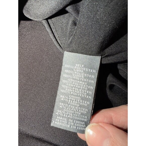 Vince Camuto Women’s Sz 6 Sleeveless Sheath Dress Gold Navy Baroque Print NWOT - Picture 4 of 10